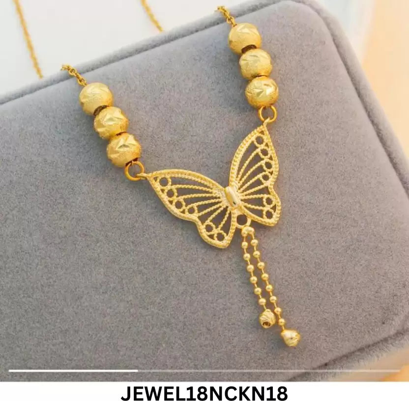 Butterfly Tassel Necklaces(18k Gold )