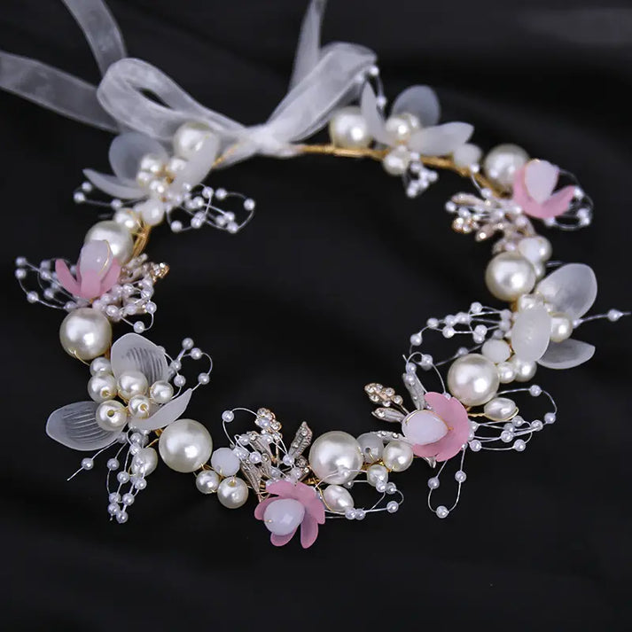 Bridal Hair Accessories Pearl Flower